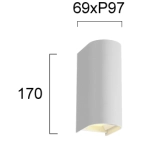 Kinkiet zewnętrzny PENSIO LNV0003434 Lunaveri