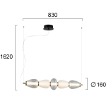 Lampa wisząca CRISTALLO LNV0004034 Lunaveri