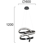 Lampa wisząca BARI LNV0004234 Lunaveri