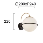 Kinkiet CAGLIA LNV0004903 Lunaveri