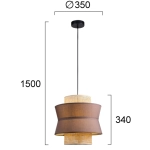 Lampa wisząca CAME LNV0006034 Lunaveri