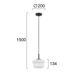 Lampa wisząca PESA LNV0006434 Lunaveri