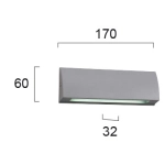 Kinkiet schodowy LAZULI LNV0006514 Lunaveri