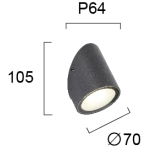 Kinkiet zewnętrzny SIERRA LNV0006824 Lunaveri