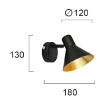 Lampa sufitowa ANCON LNV0007614 Lunaveri
