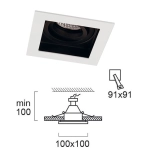 Oprawa wpuszczana SARTORIA LNV0008024 Lunaveri