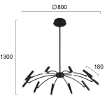 Lampa wisząca SALENTO LNV0009034 Lunaveri