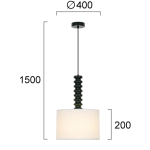 Lampa wisząca SENSAZIO LNV0009234 Lunaveri