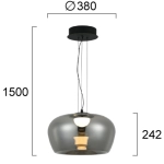 Lampa wisząca ARBOREA LNV0009334 Lunaveri