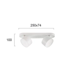 Lampa sufitowa ROCCIA LNV0010024 Lunaveri