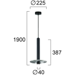 Lampa wisząca ARIOSA LNV0010234 Lunaveri