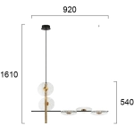 Lampa wisząca URBINO LNV0010824 Lunaveri