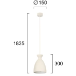 Lampa wisząca LERMA LNV0012334 Lunaveri