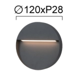 Oprawa wpuszczana ścienna VELARI LNV0012534 Lunaveri