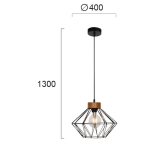 Lampa wisząca DOLCEZZA LNV0014524 Lunaveri