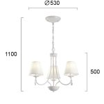 Lampa wisząca PAESTUM LNV0014614 Lunaveri