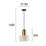 Lampa wisząca MUOVE LNV0016624 Lunaveri