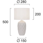 Lampa stołowa ASTI LNV0016924 Lunaveri