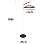 Lampa podłogowa LETTO LNV0017134 Lunaveri