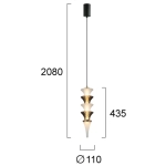 Lampa wisząca NOTE LNV0017234 Lunaveri
