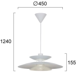 Lampa wisząca SERA LNV0017924 Lunaveri