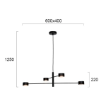 Lampa wisząca SAPORE LNV0018524 Lunaveri