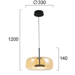 Lampa wisząca POSITANO LNV0019134 Lunaveri