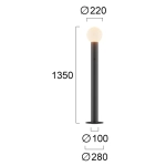 Lampa podłogowa CAMILLA LNV0019434 Lunaveri