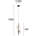 Lampa wisząca URBINO LNV0020824 Lunaveri