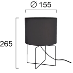 Lampa stołowa LUSO LNV0023134 Lunaveri