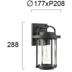 Kinkiet zewnętrzny RICAMO LNV0025524 Lunaveri