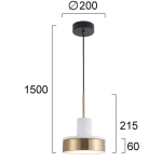 Lampa wisząca PIENZA LNV0025924 Lunaveri