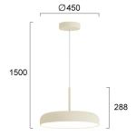 Lampa wisząca JESO LNV0026234 Lunaveri