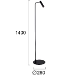 Lampa podłogowa RAPALLO LNV0027824 Lunaveri