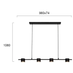 Lampa wisząca SAPORE LNV0028524 Lunaveri