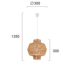 Lampa wisząca AMO LNV0028914 Lunaveri