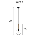 Lampa wisząca SOLARI LNV0030324 Lunaveri