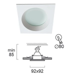 Oprawa wpuszczana MORESCO LNV0031514 Lunaveri