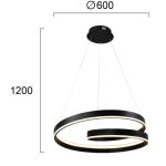Lampa wisząca CALORE LNV0031924 Lunaveri