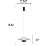 Lampa wisząca PIZZO LNV0032924 Lunaveri