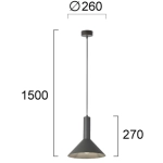 Lampa wisząca DAFINA LNV0033434 Lunaveri