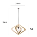 Lampa wisząca CHIERI LNV0034814 Lunaveri