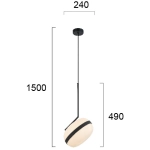 Lampa wisząca ZOLA LNV0035424 Lunaveri