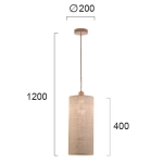 Lampa wisząca ARANCIA LNV0036124 Lunaveri