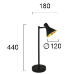 Lampa stołowa ANCON LNV0037614 Lunaveri