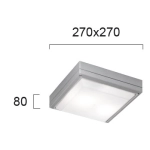 Plafon zewnętrzny SECOLO LNV0039404 Lunaveri