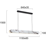 Lampa wisząca ELBA LNV0040234 Lunaveri