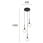 Lampa wisząca SOLARI LNV0040324 Lunaveri