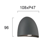Kinkiet zewnętrzny DAVERO LNV0040624 Lunaveri