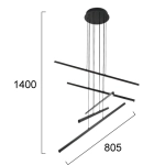 Lampa wisząca ESSENZA LNV0041034 Lunaveri